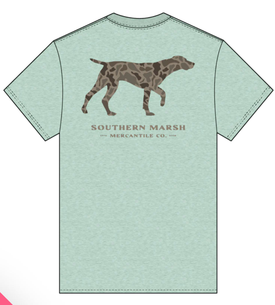 Southern Marsh Youth Originals Camo Pointer Washed Honeydew