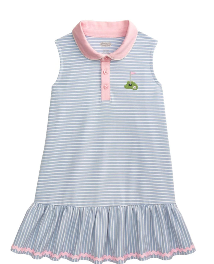 Mud Pie Collared Knit Golf Dress