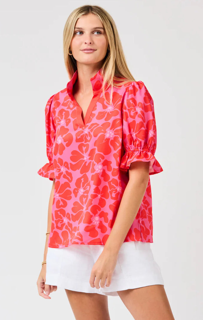 Mary Square Top Jessica Garden Samara Pink
