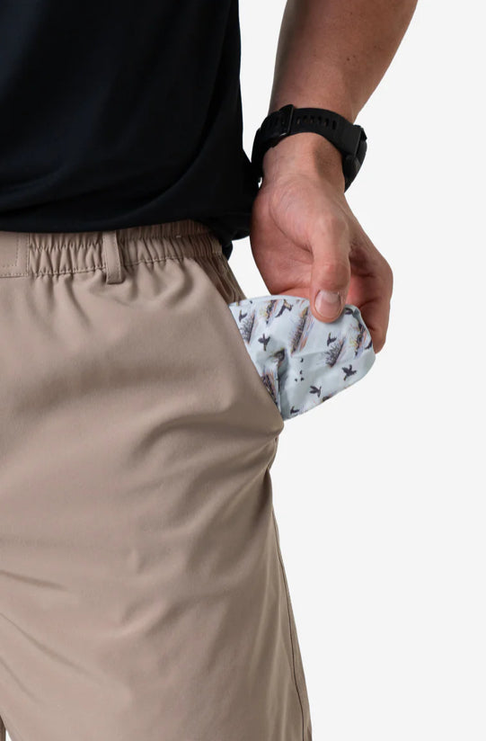Burlebo Everyday Short Cobblestone Khaki Duck Hunt Pocket