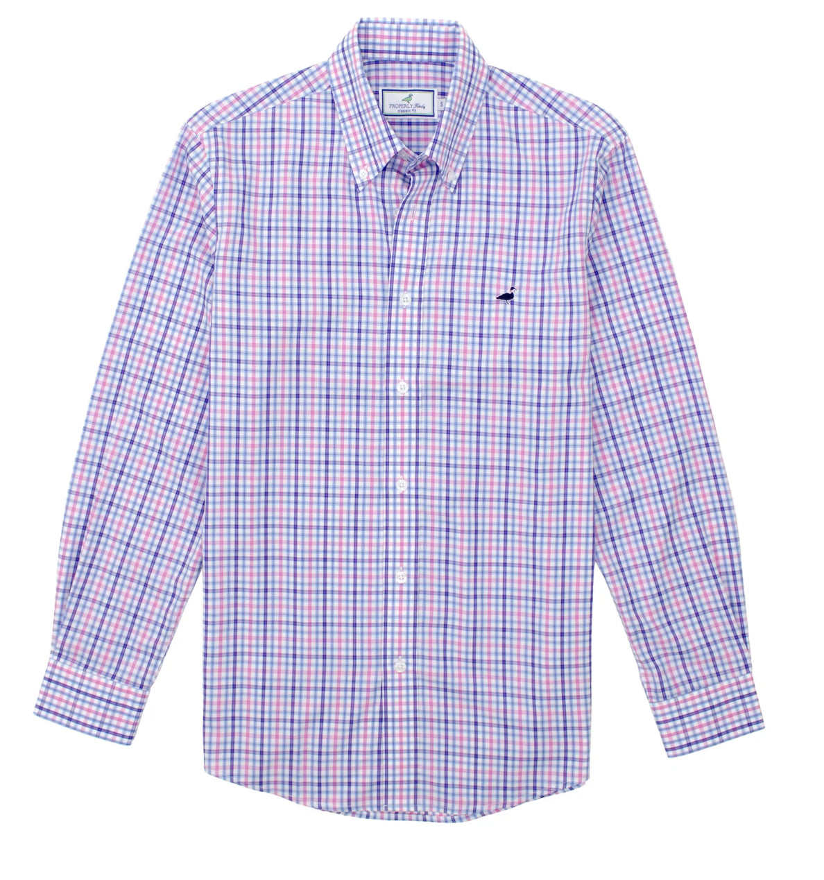 Properly Tied Seasonal Sportshirt Blueberry