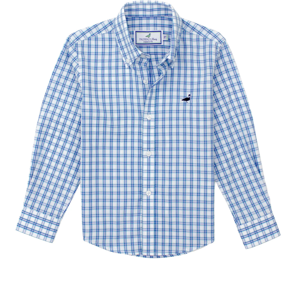 Properly Tied Boys Seasonal Sportshirt Sailfish