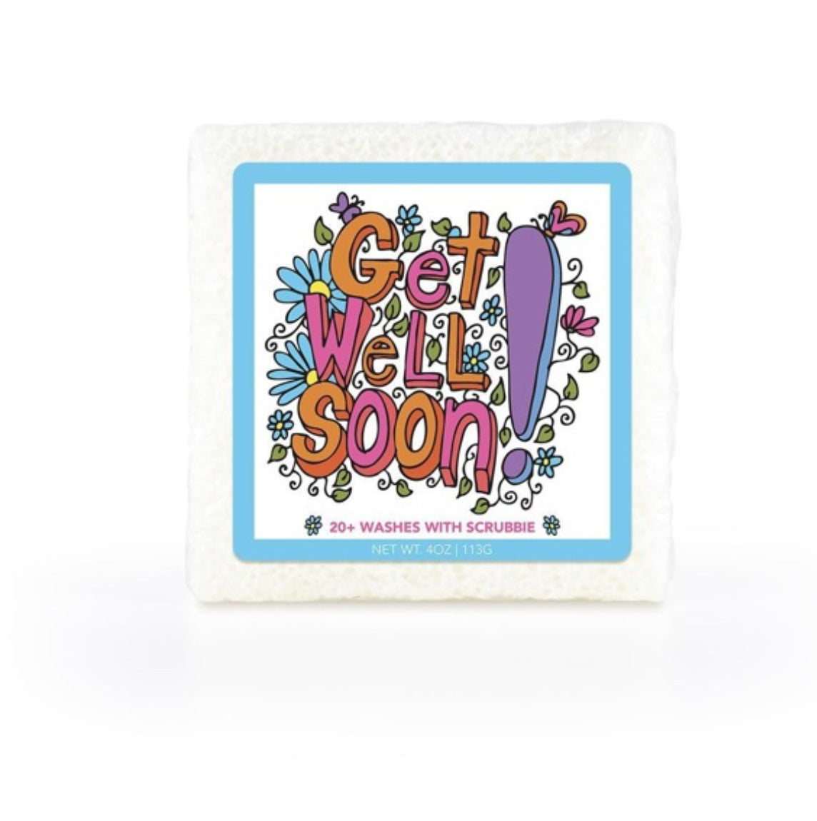 CAREN Get Well Soon Shower Sponge 20+ Washes