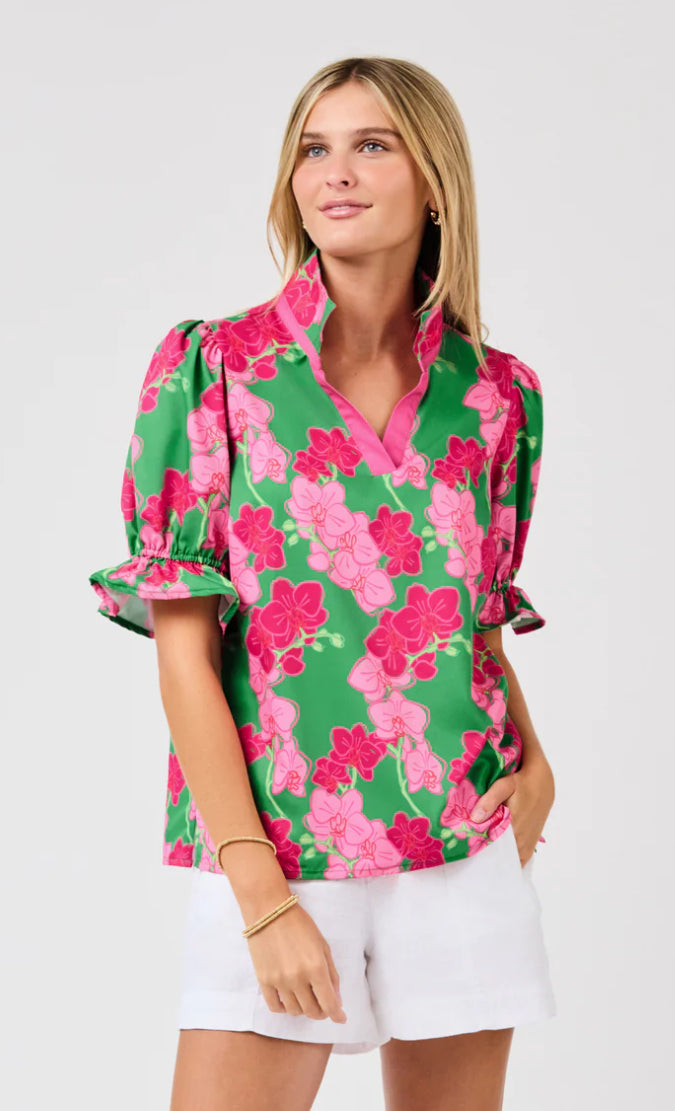 Mary Square Top Jessica Orchid Reverie Pink