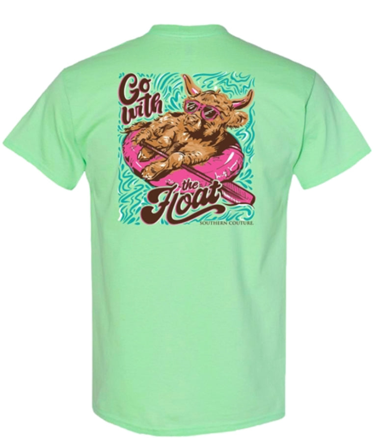 Couture Tee Company SC Classic Go With The Float Mint Green