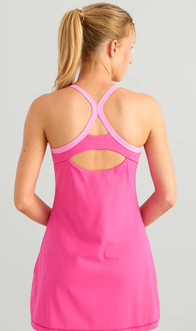 HUK Sandbar Dress Fuschia Splash