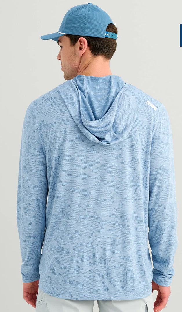 Huk Andros Hoodie Cerulean H1200724