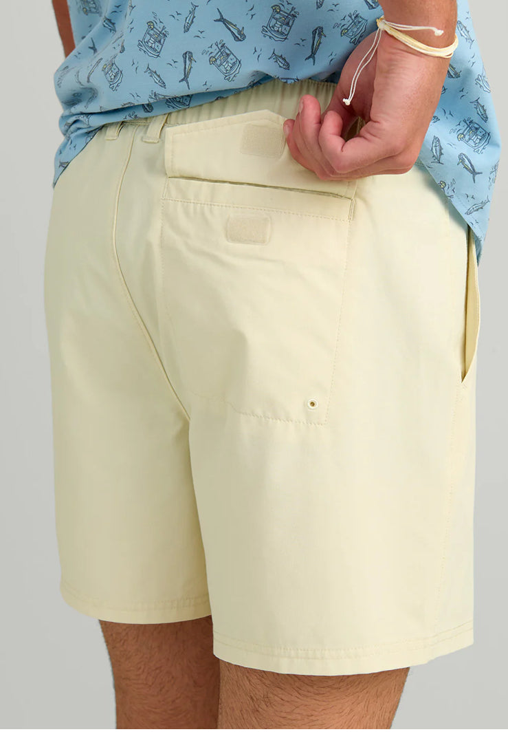 Huk Shoreside Short Solid Silver Birch H2000281