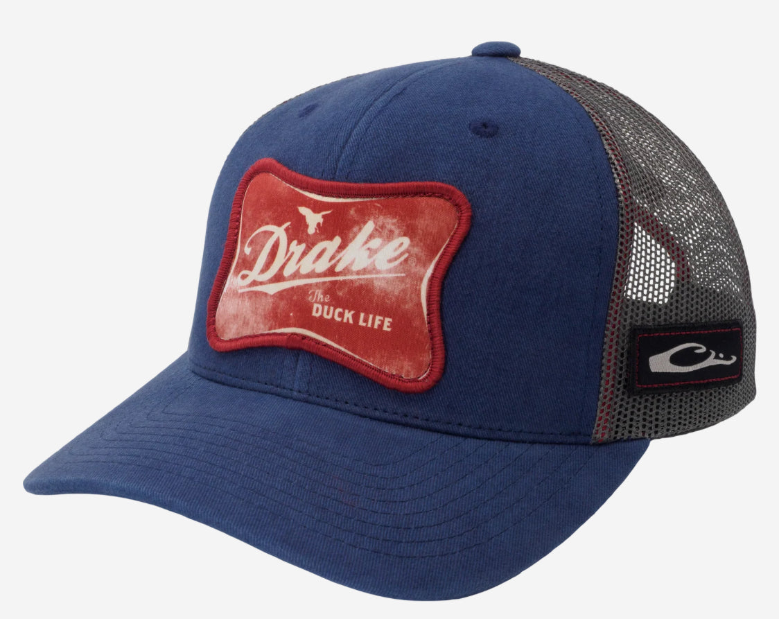 Drake Life Mesh Back Cap Medieval Blue Monument
