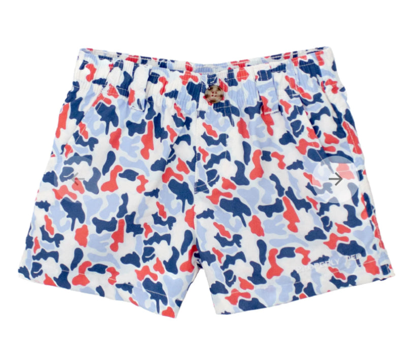 Properly Tied Boys Mallard Short Americana Camo