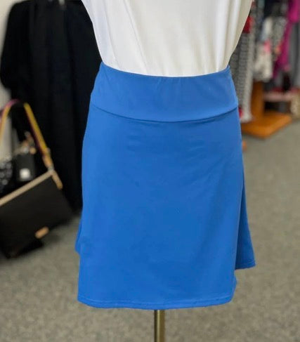 Aryeh Tessa Side Zipper Opening Skort Royal