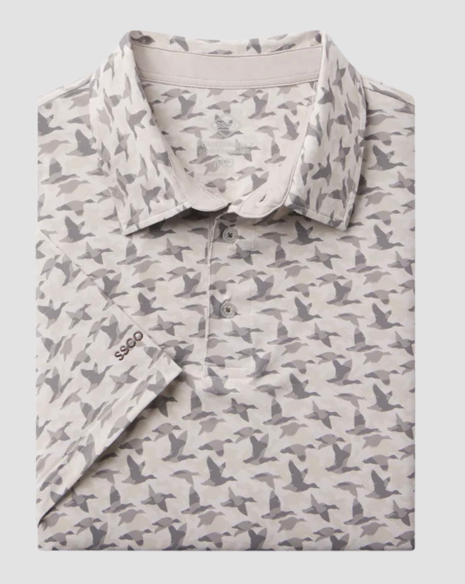 Southern Shirt Co Mallard Mirage Printed Polo
