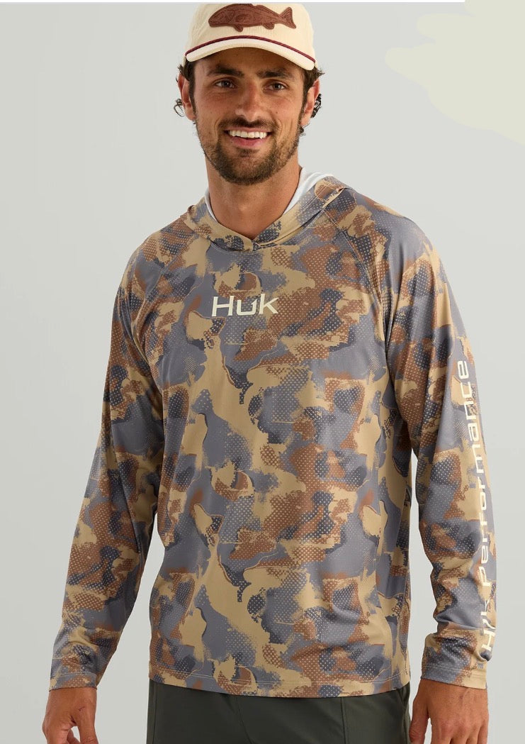 Huk Airweight Tech KC PR Starfish Hoodie