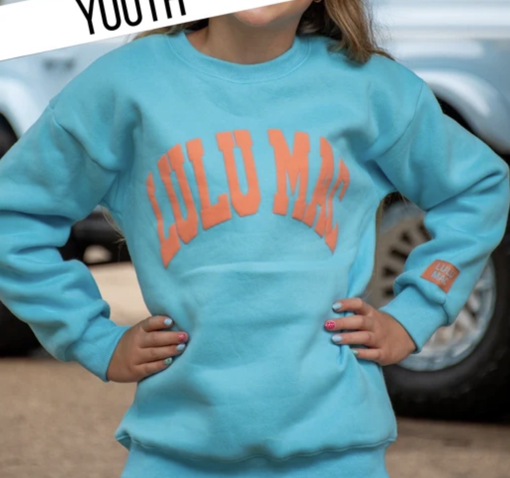 Lulu Mac Youth KD-SW-1007 BLUE/ORANGE PUFF