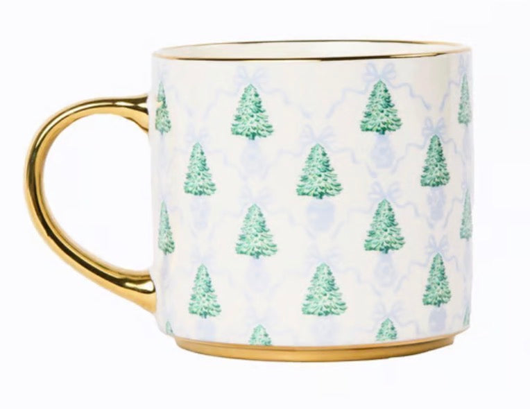 Mary Square Cafe Mug Winter Pines