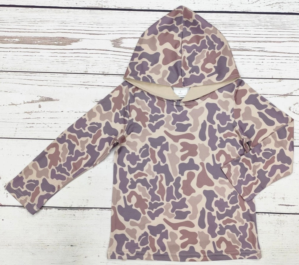 Boys Camouflage Print Pants Set