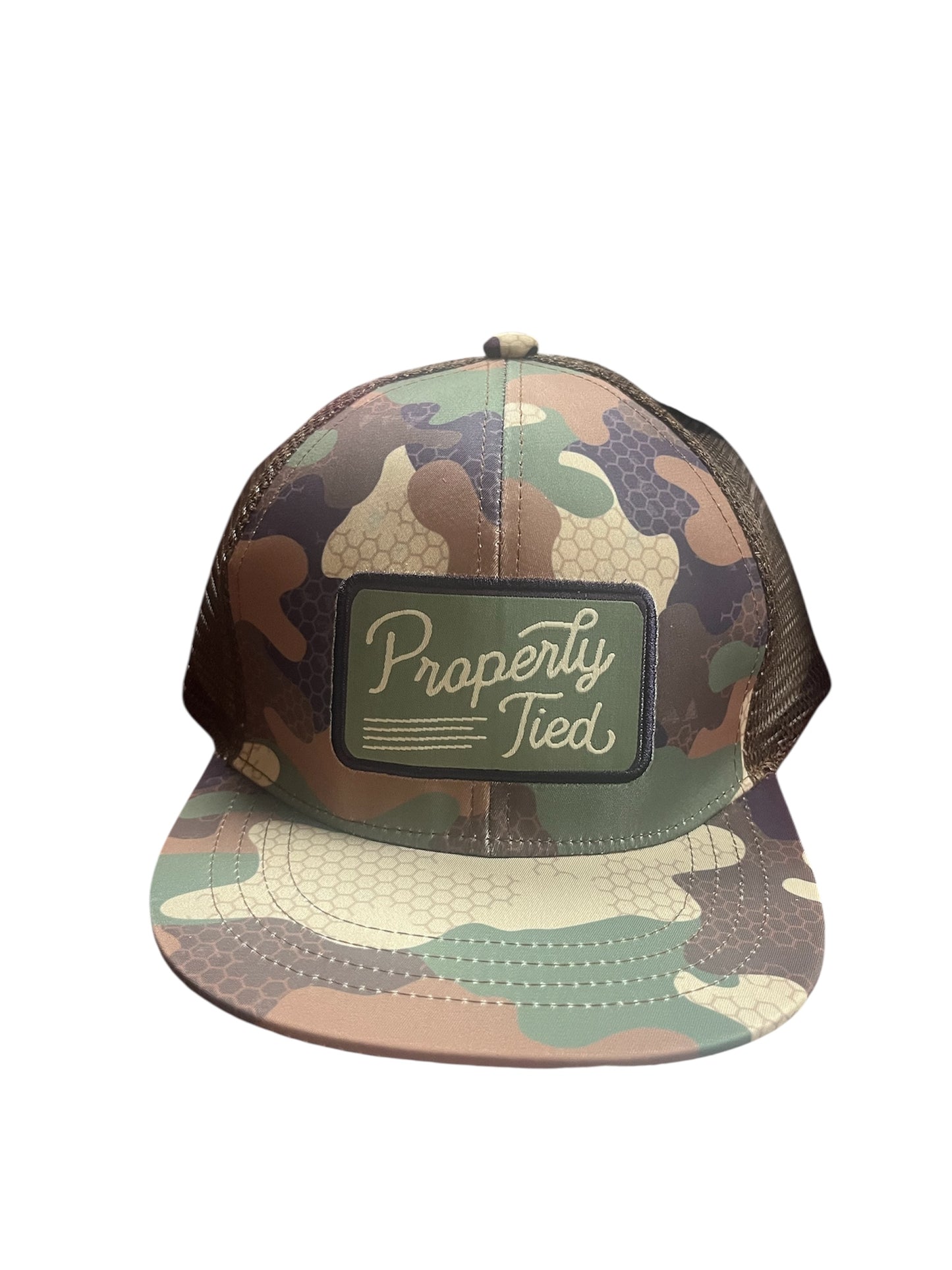 Property Tied Boys Sportsman Trucker Hat Delta Woodland Camo