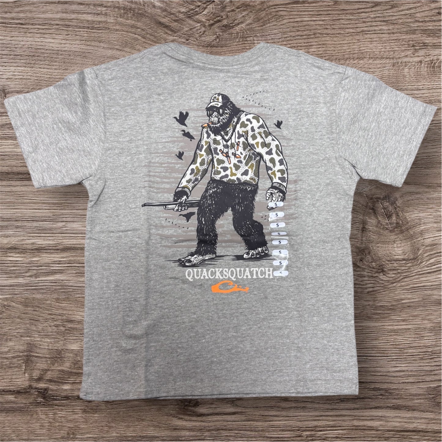 Drake Youth Quackquatch SS Te Kalamata Lt Hthr DT0307