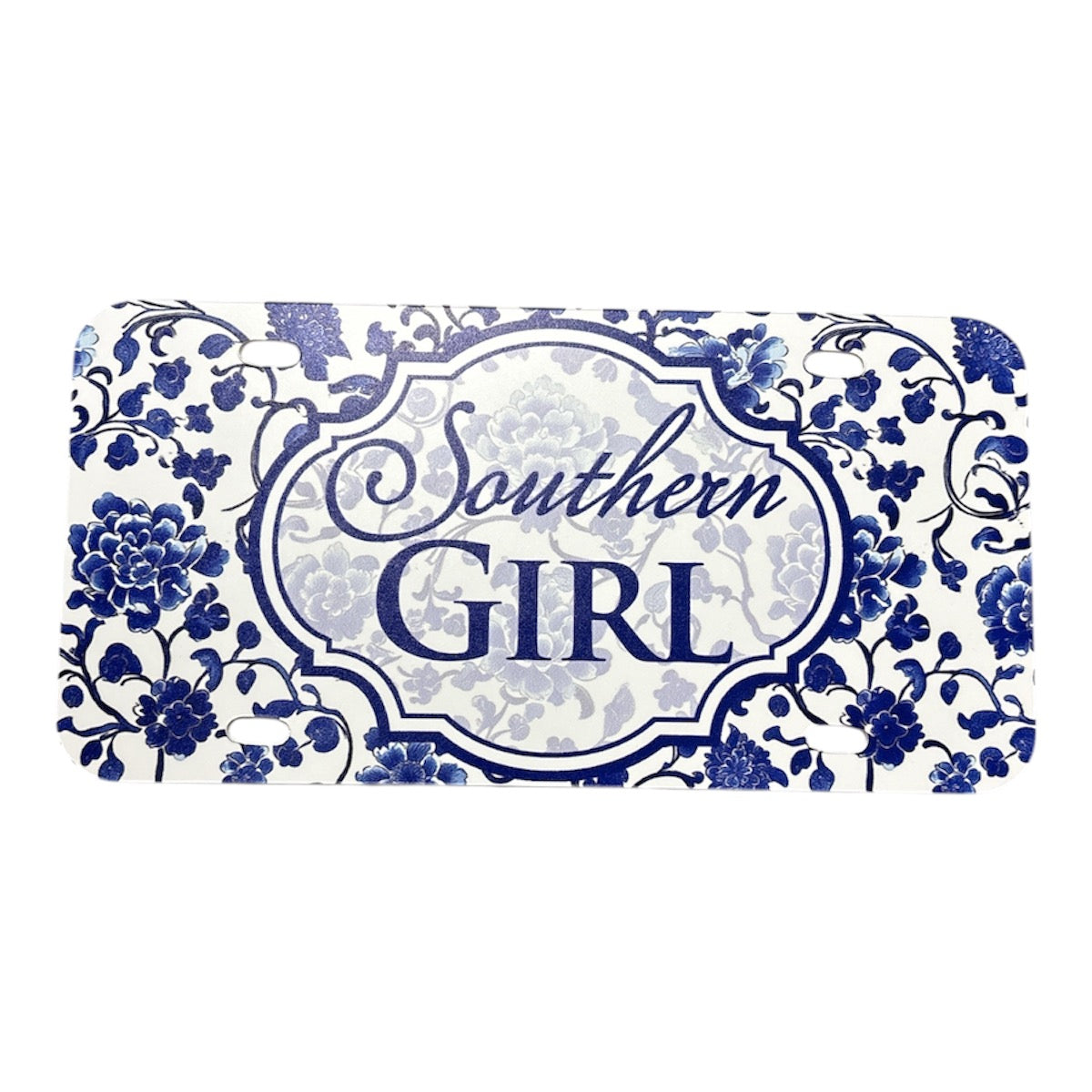 Custom Decor LCP License Plates- Southern Blue / Southern Girl #3599