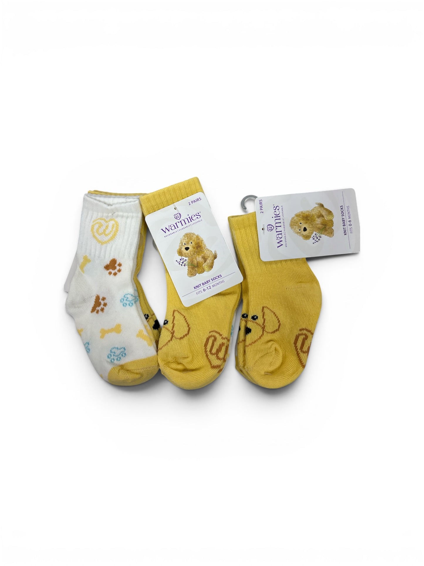 Warmies Golden Dog Baby Socks