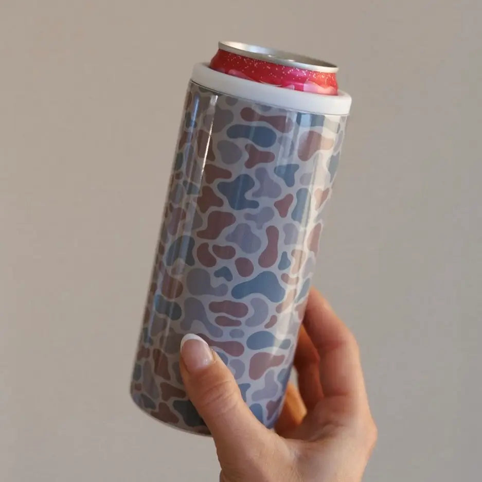 The Front Porch Label Hard Cooling Can in Camo