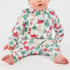 Mary Square Baby Onesie PJ Tidings and Toile Multi
