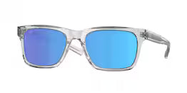 Costa Del Mar Tybee Shiny Light Gray Crystal/Blue Mirror 580G