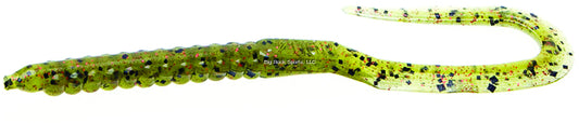 Zoom 001054 U-Tale Worm, 6 3/4", 20Pk, Watermelon Red