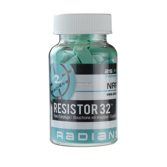 Radians FP70A/25 Radians Plugs, Jar of 25, Aqua