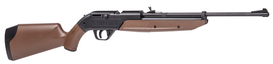 Crosman 760B 760 Pumpmaster Pump Air Rifle 177 18+1 Black Smooth Bore Steel Barrel, Black Receiver, Brown Synthetic Stock, Crossbolt Safet