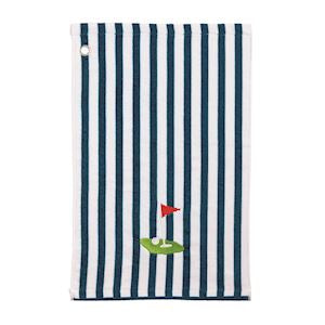Mud Pie Golf Flag Bag Towel