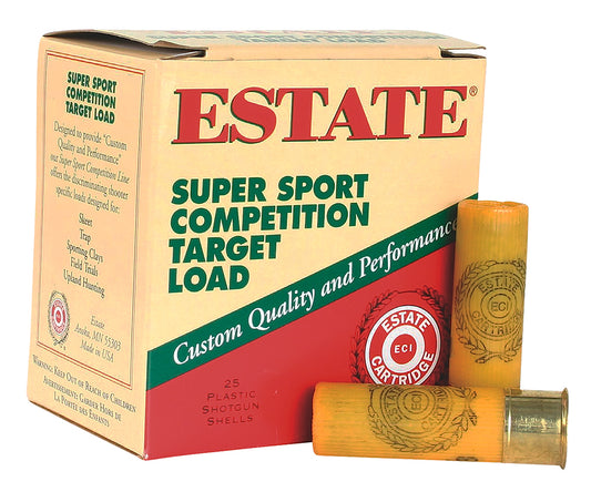 Estate Cartridge SS2075 Super Sport Competition Target 20Gauge 2.75" 7/8oz 7.5Shot 25 Per Box