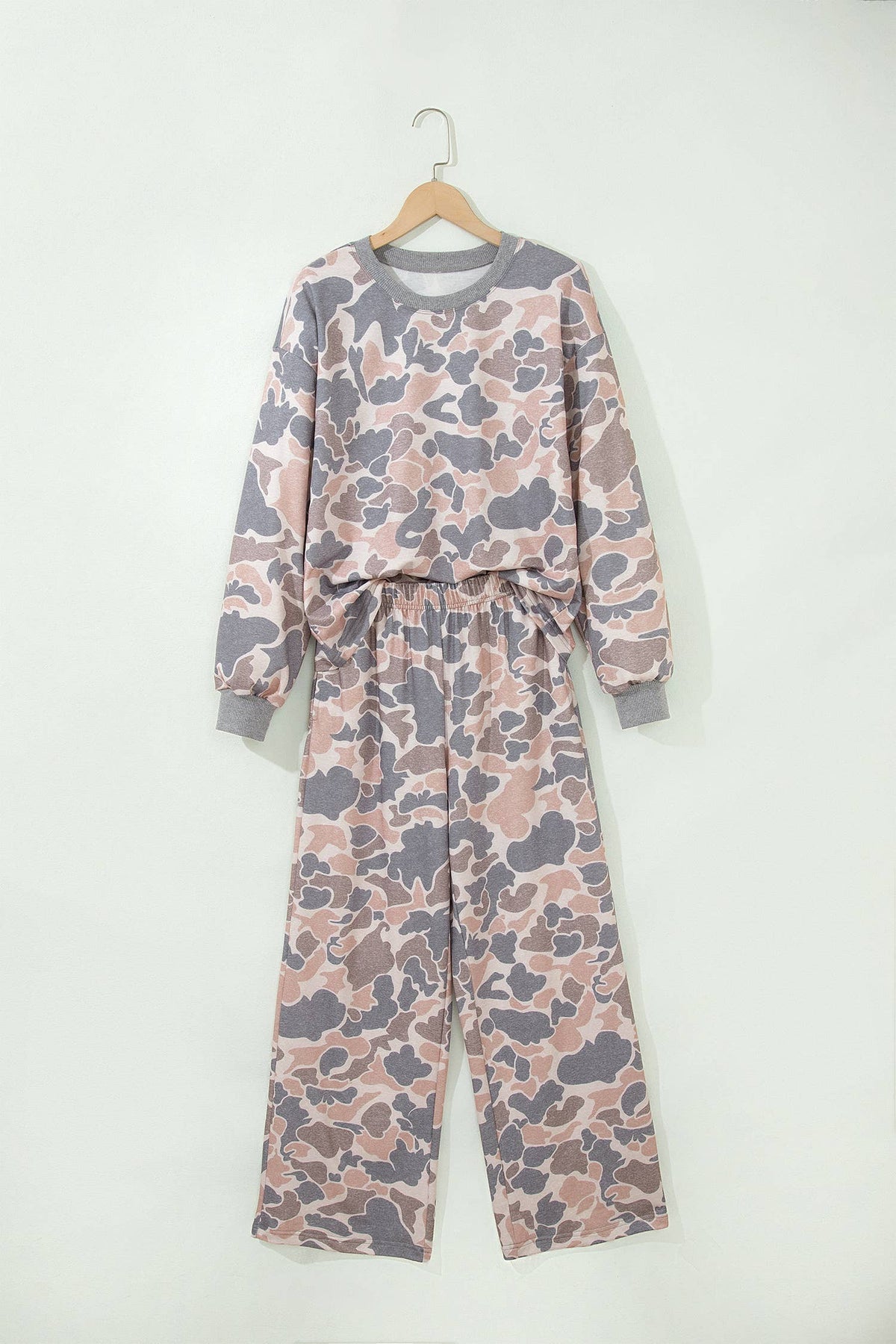 LAS Western Camouflage Casual Long 2pcs Pants Set (S-4X)