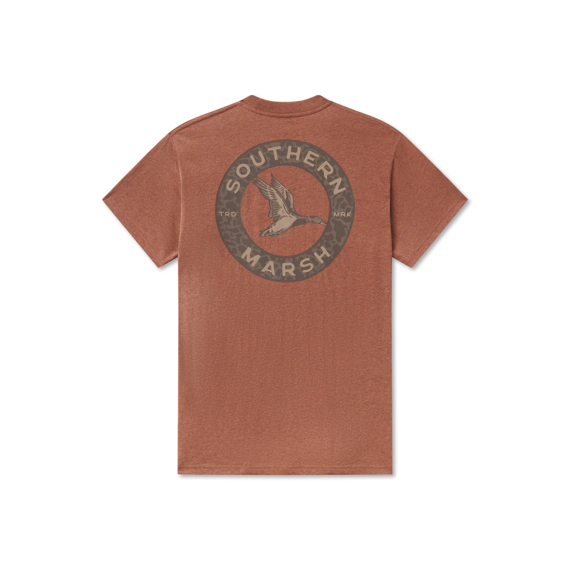 Southern Marsh Inflight Camo Tee Washed Walnut AIFC WWN