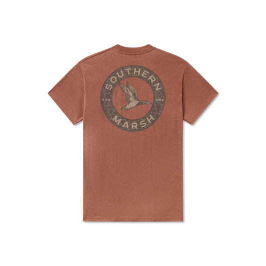 Southern Marsh Inflight Camo Tee Washed Walnut AIFC WWN