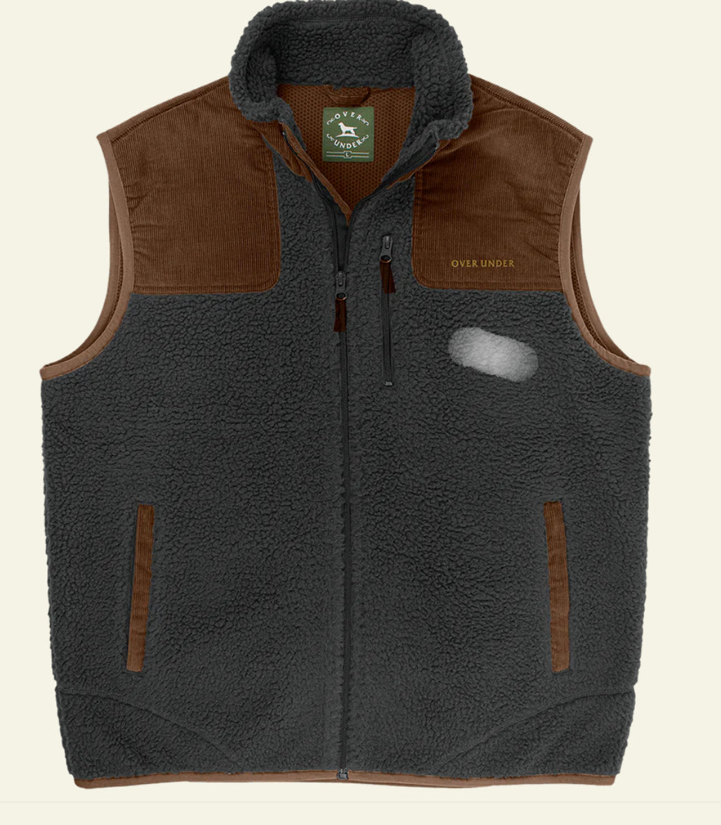 Over Under Kings Canyon Vest Charcoal/Bison