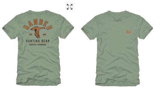 Banded Duck Hunt Short Sleeve T-Shirt B1100161 Sage