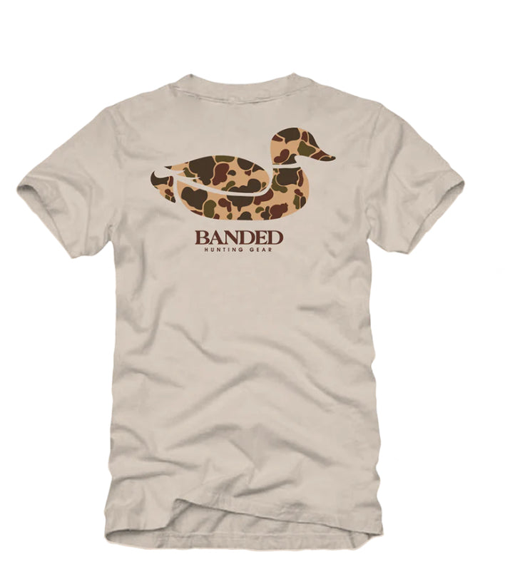 Banded Decoy Short Sleeve T-Shirt Dust B1100162