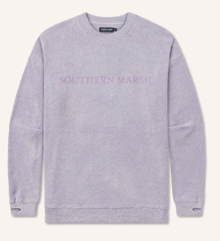 Southern Marsh Sunday Morning Sweater  Lavender