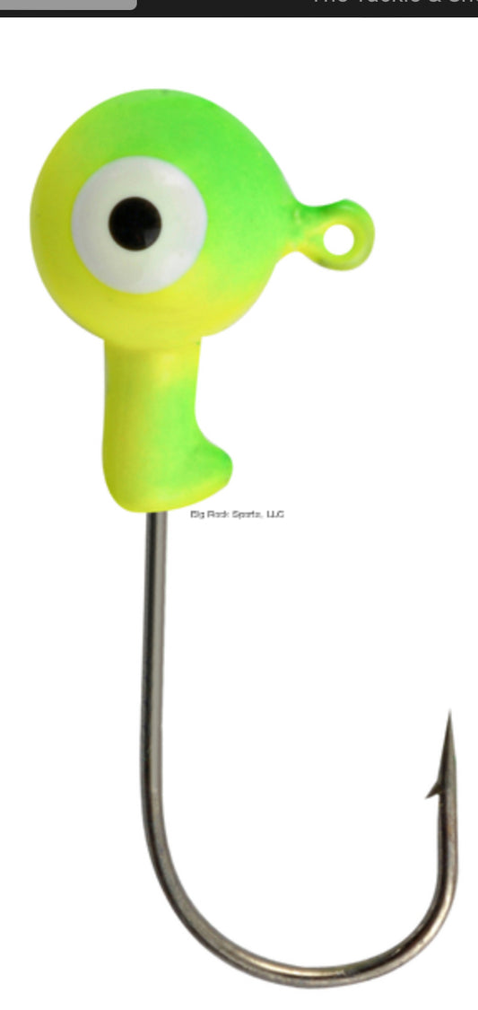 Danielson Jig Heads 1/4oz 7pk JH14CHLM Chartreuse/Lime
