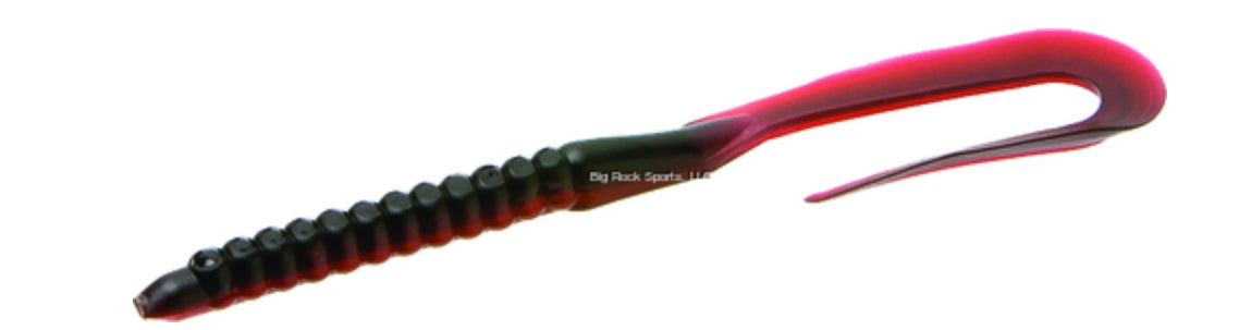 Zoom 001029 U-Tale Worm, 6 3/4", 20Pk, Red Shad (683680