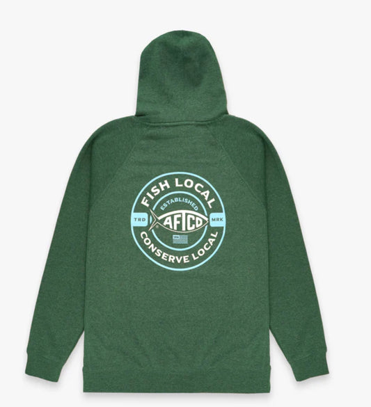 Aftco Classico PD Hoodie MFP4224 Moss Heather