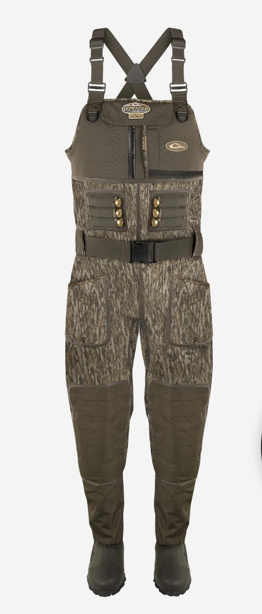 Drake Buckshot Eqwader 1600 Neoprene Wader 3.0 Regular Bottomland