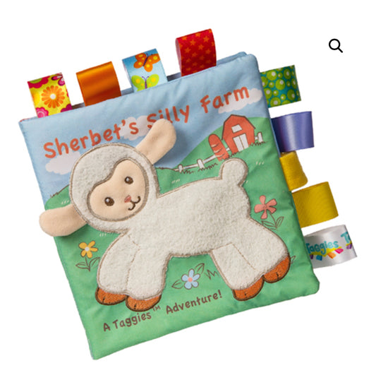 Mary Meyer Corporation Taggies Sherbet Lamb Soft Book – 6×6″