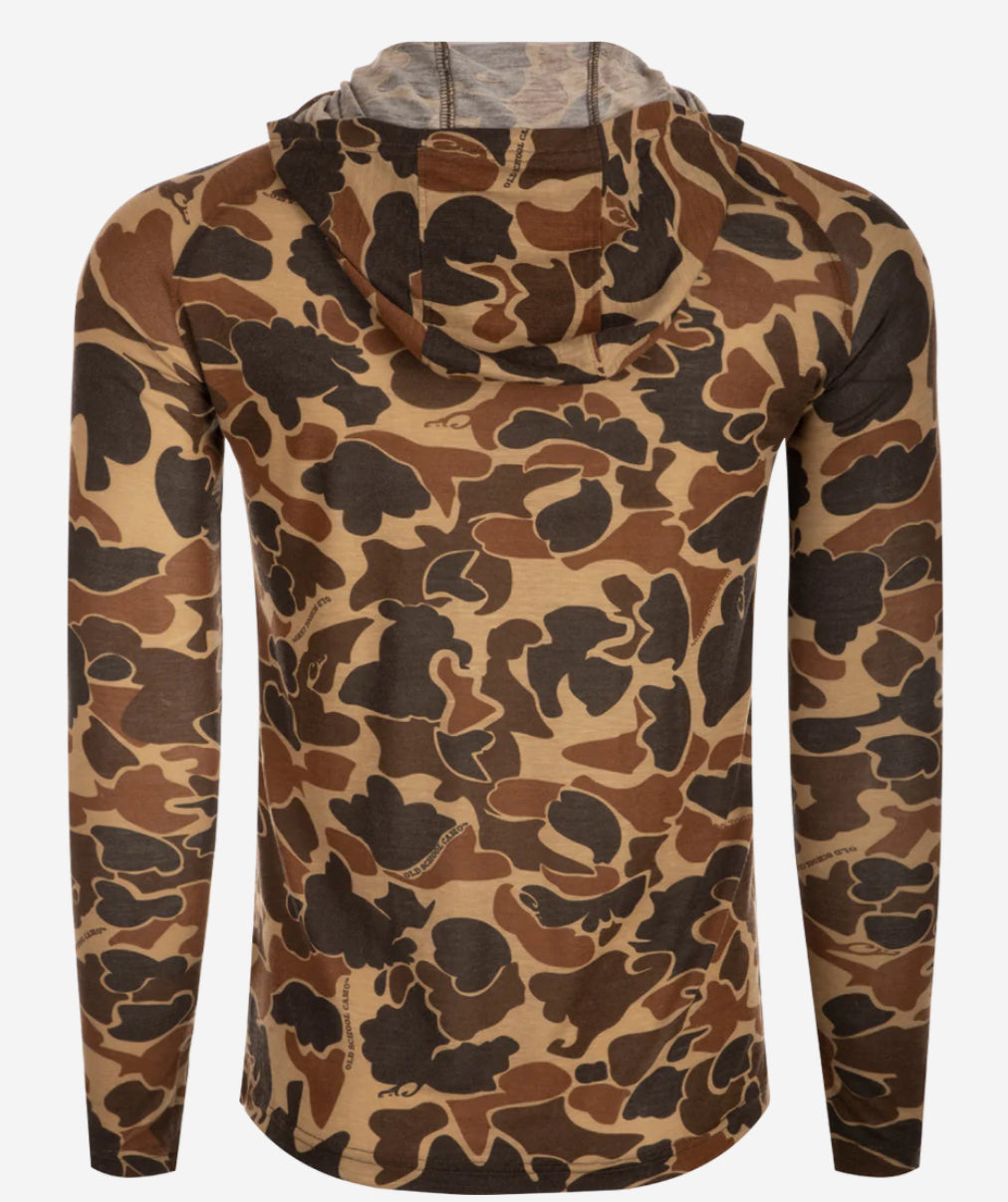 Drake Hunter Creek Old School Bamboo L/S Hoodie Old School