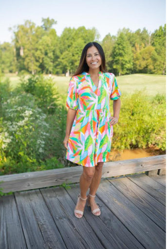 Mary Square 49375 Get Tropical Multi Catalina Dress UPF 50+
