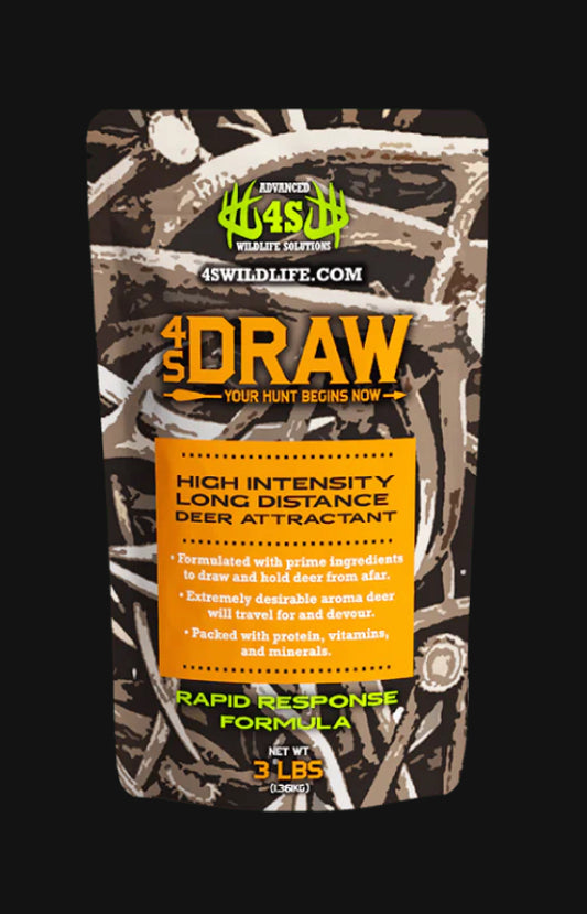 WS 4S Draw Deer Attractant 10LB Peanut and Roasted Corn Based