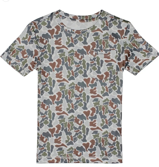 Properly Tied Boys Ravine Pocket Tee SS Terra Camo
