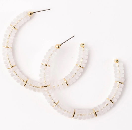 Michelle McDowell Olivia White Earrings