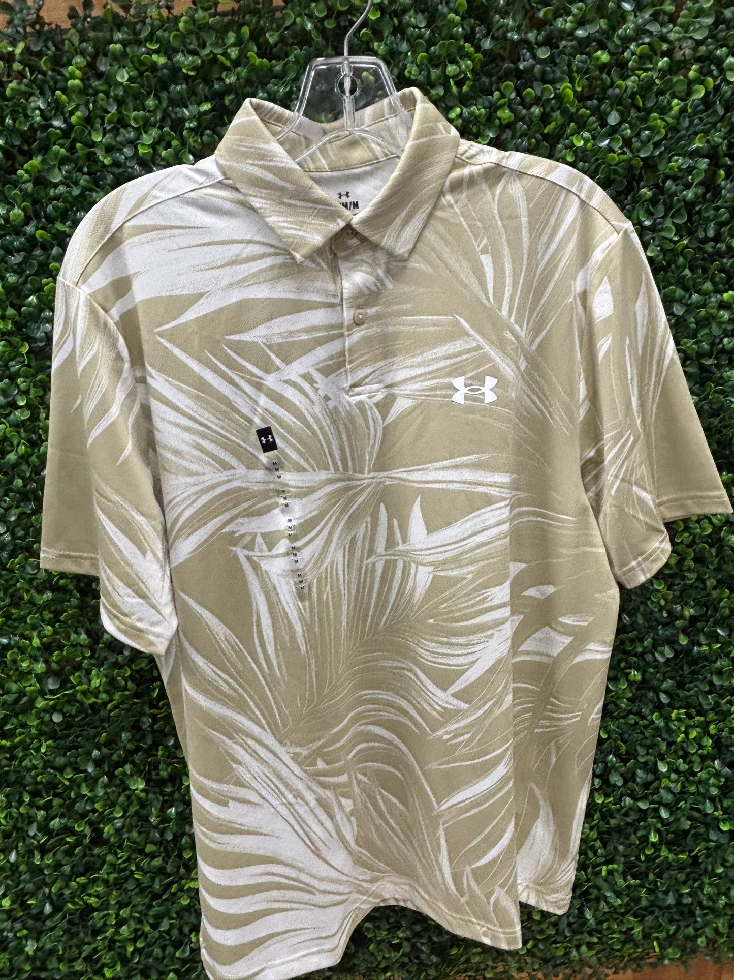Under Armour Matchplay Printed Polo Brown